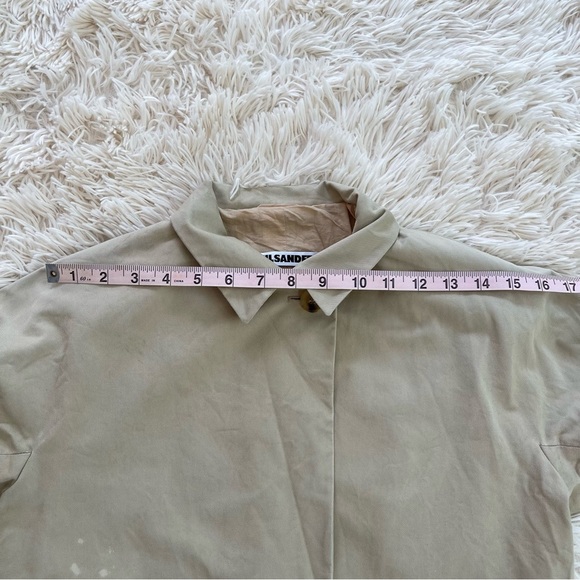 Jil Sander beige 1 button blazer cotton size 38 or S/XS pockets long sleeve - Picture 11 of 16